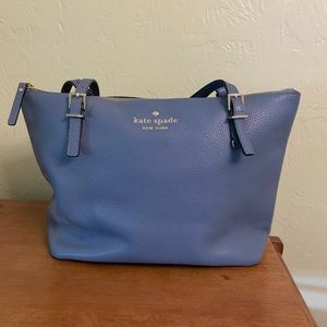 Kate Spade blue shoulder bag.